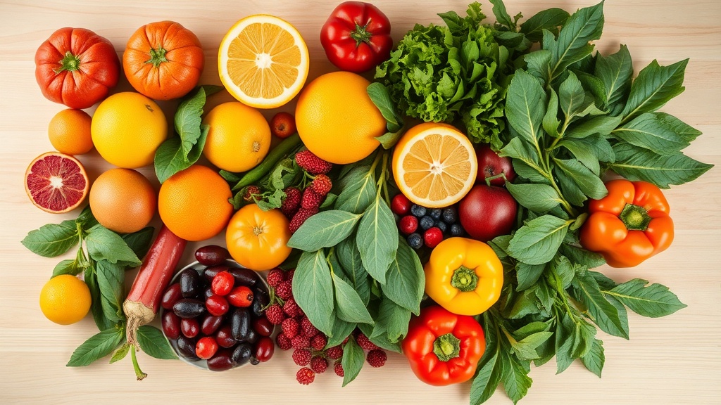 Aliments riches en nutriments qui soutiennent le métabolisme : légumes verts, noix, agrumes et épices